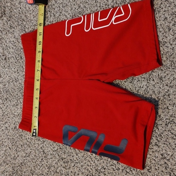 Fila Red Athletic Shorts - Picture 4 of 7
